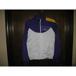 Womens Nike LSU Tigers 1860 Purple White & Yellow Athletic Zippered Jacket Sz M